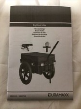 ANHÄNGER FAHRRADANHÄNGER RADANHÄNGER LASTENANHÄNGER SCHWARZ TRANSPORTANHÄNGER