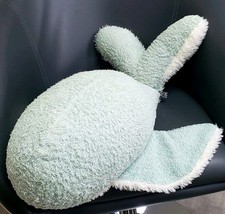 La Lou Fisch Wal Groß 60 cm Frottee Plüsch Baby Stofftier Türkis Weiß