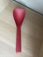 Tupperware Servierlöffel Sauce Reis Löffel Rot Neu
