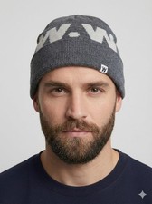 Wood Wood Merino Beanie grau