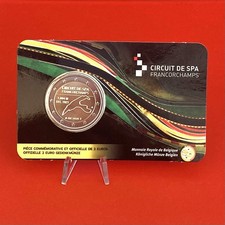 2 Euro Gedenkmünze Belgien 2025 „Rennstrecke Spa-Francorchamps“  in Coincard FR