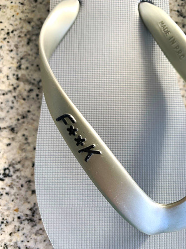 Damen sandalen - f**k,