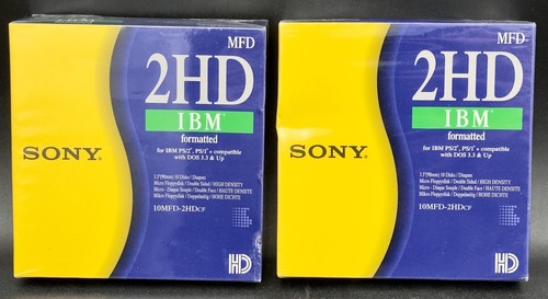 2er set sony disketten - set,