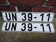 altes DDR Nummernschild Kennzeichen KFZ Schild Autokennzeichen Leipzig 