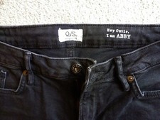 Q.S. Jeans-Short Abby schwarz 38 Denim 5-Pocket NEU ungetragen