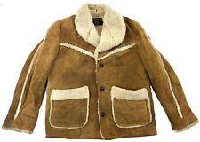 SEARS US Vintage Rancher Cowboy Western Fell Wildleder Mantel 52 L