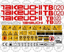 Takeuchi TB020 TB 020 Mini
