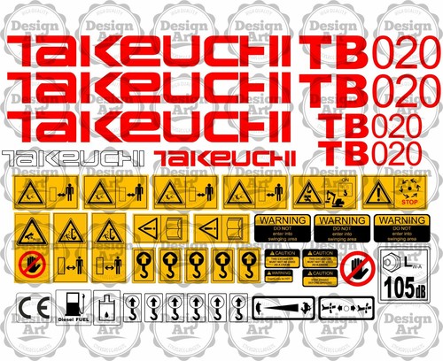Takeuchi tb020 020 mini - tb020,