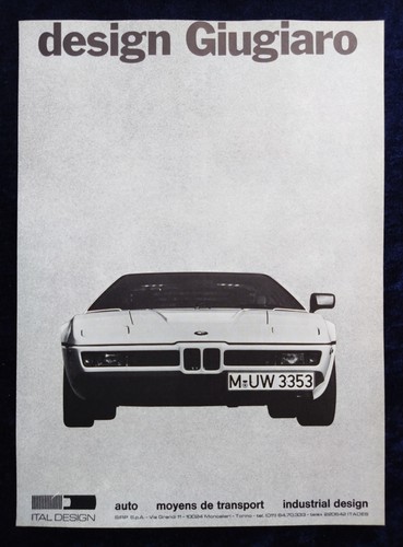 Giugiaro bmw originale - bmw,