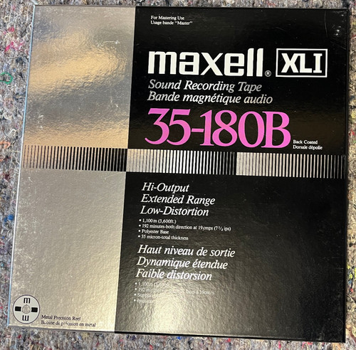 Maxell xli 180 tonband - 35-180, b