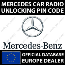 MERCEDES RADIO PIN CODE ALPINE