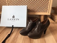 LANVIN Paris Derby Oxford Heels Ankle BootsbGr. 39
