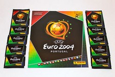 Panini EM EC Euro 2004 04 – 10 Tüten packets bustine sobres + ALBUM MINT!
