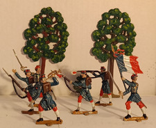 9 Zinnfiguren Bleifiguren Fa