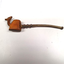 Holz-Messing-Pfeife mit