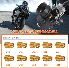 Hauptdüsen Set 6mm M6 ( 70 - 94 ) 10x Hauptdüse Düse für Dellorto PHVA Vergaser
