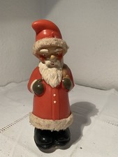 Alter sehr schöner Weihnachtsmann oder Nicolaus aus Kunststoff  