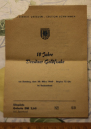 Papier eintrittskarte 1960 - papier,