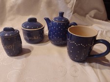 Konvolut keramik blau weiß - konvolut,