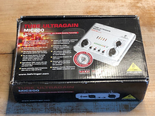Preamp mit röhre behringer - preamp, röhre,