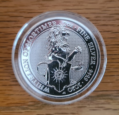 2020 2oz silber 999 queens - 2020, .999