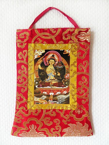 Stoff thangka buddha - stoff,