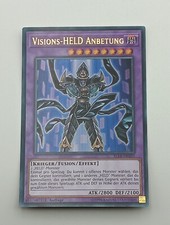 Yu-Gi-Oh Einzelkarte Visions-Held Anbetung bespielt