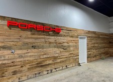 Porsche Schriftzug Schild