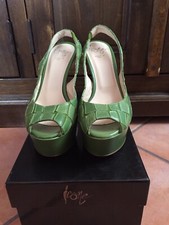 Plateau Leder HIGH HEELS SLING