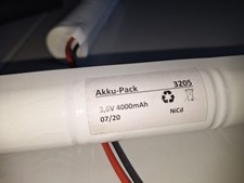 2x Akku-Pack 3,6V 4000mAh NiCd