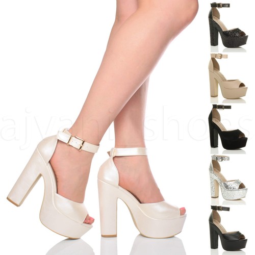 Damen hochblockabsatz peep - damen,