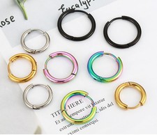 Creolen Ohrringe Edelstahl •