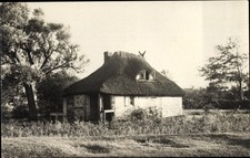 Foto Ak Ostseebad Heringsdorf auf Usedom, Reetdachhaus - 3858193