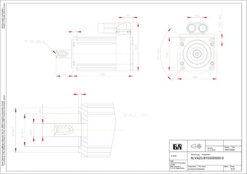 Servomotor 408w 350nm - 408w, 1,350nm