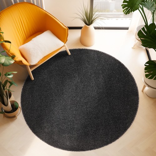 Kurzflor teppich rund - kurzflor,
