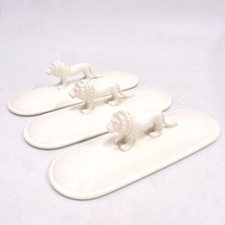 Deckel Porzellan Löwe 3x Dose