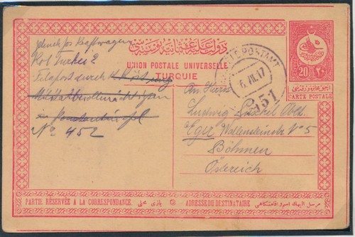 Feldpost 1917 türkei - 1917.,