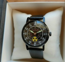 Pobeda Strahlenschutz Chemikalien der UdSSR Uhr Vintage Uhr