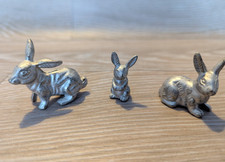 Hase Hase 3 Metall Figuren