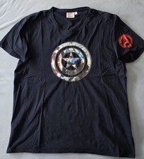 Captain America Shield Schild Distressed Marvel Avengers Männer Mens T-Shirt