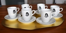 6 Stck. D' ANCAP Italy Profi Espressotassen - Brasiliana Cafe -