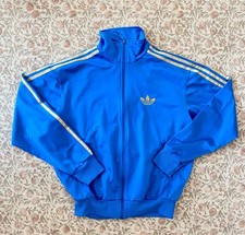 Adidas Originals Firebird  OG TT  Trainingsjacke Jacke blau gold Gr. S Retro 