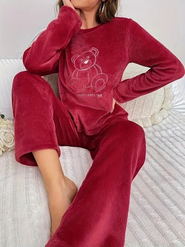 Damen winter fleece kuschelig - winter,