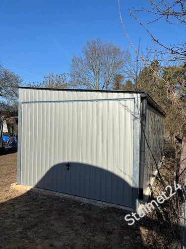 Blechgarage 3x8x2 40m mit - blechgarage, 3x8x2,40m