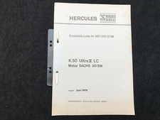 Ersatzteilliste Hercules K 50