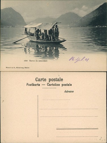 Ansichtskarte schweiz barca - ansichtskarte,