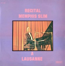 Memphis Slim - Recital Memphis Slim A Lausanne Blu LP Album Schallplatte 173738