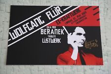 ORIGINAL Autogramm von Wolfgang Flür. pers. gesammelt. 100% ECHT. KRAFTWERK RAR!