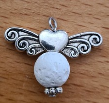 Anhänger Schutzengel Gastgeschenk Hochzeit Taufe Konfirmation silberfarben