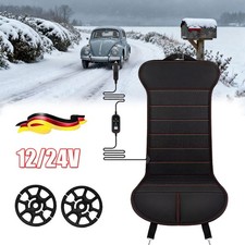 12V 24V Auto Sitzheizung Beheizbare Sitzauflage Heizkissen Heizmatten Universal`